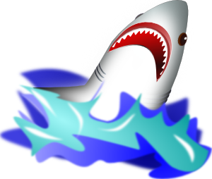 Shark clip art Free Vector