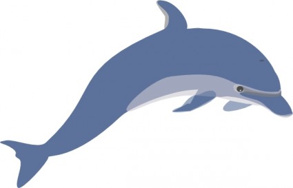 Dolphin clip art Free vector in Open office drawing svg ( .svg ...