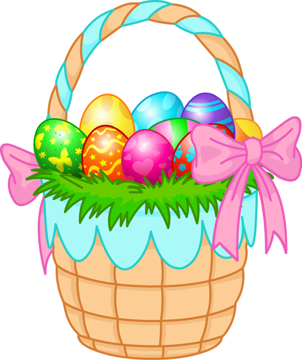 Easter Basket Clip Art - Tumundografico