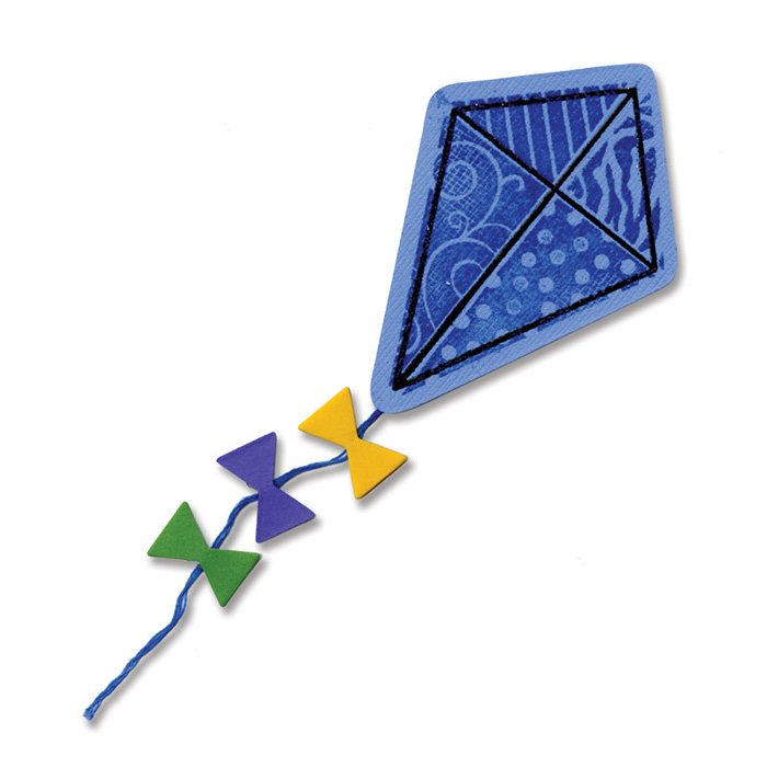 Sizzix Kites Framelits Die and Stamp Set