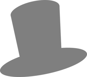 Grey Hat clip art - vector clip art online, royalty free & public ...