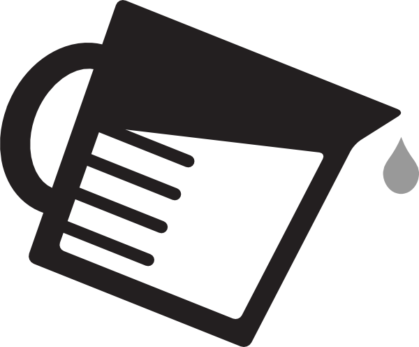 Liquid Measuring Cup clip art - vector clip art online, royalty ...