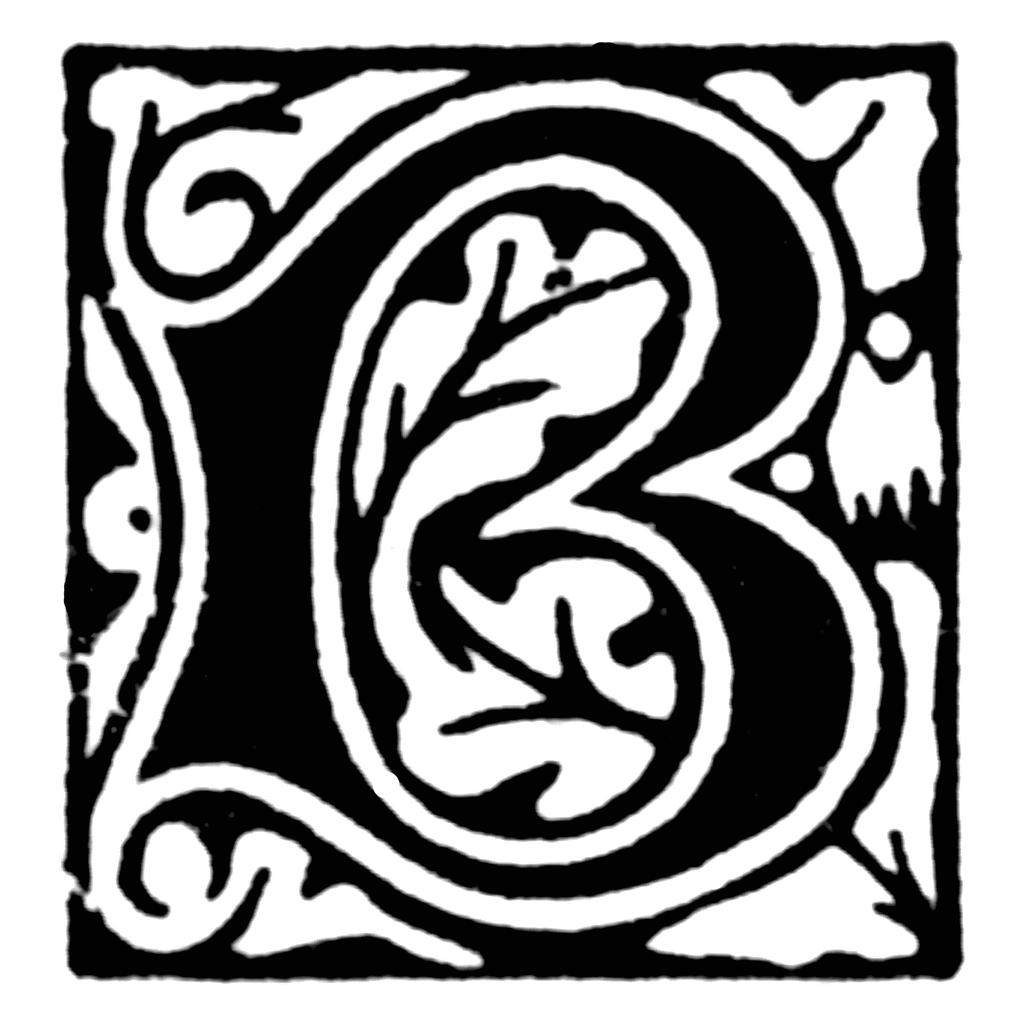 Decorative Letters: B | ClipArt ETC