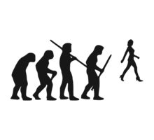Evolution Man Vector: Art, Design & Photography | Redbubble