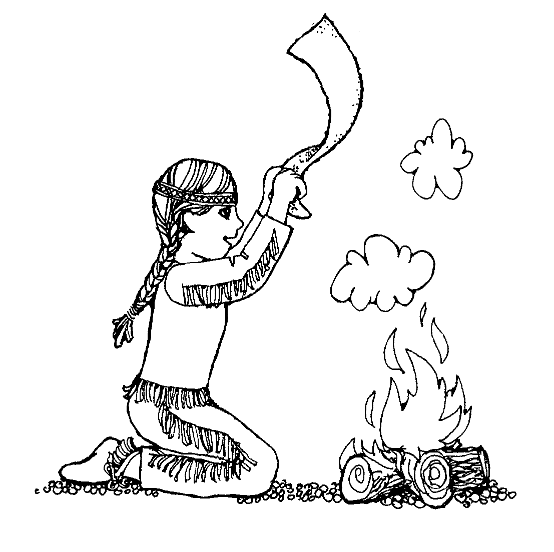 Native American And Fire | Mormon Share