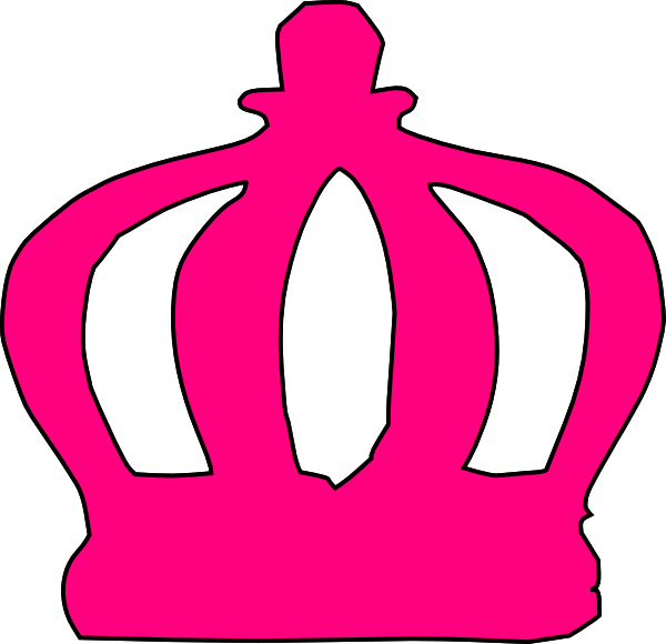Pink Tiara Cartoon Clip Art - vector clip art online ...
