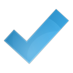 Check Icon - Blue Bits Icons - SoftIcons.