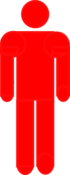 Red Stick Figure clip art - vector clip art online, royalty free ...