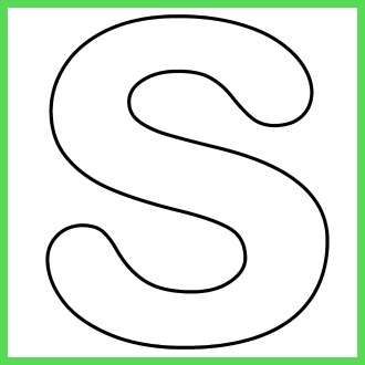 Lower Case Alphabet Letter s Template and S Song | Kiboomu Kids Songs