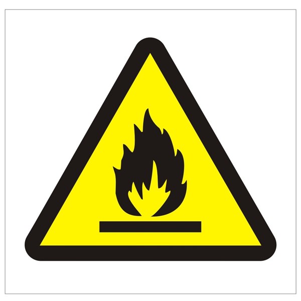 Fire symbol - 150x150mm