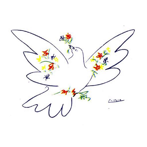 Pablo Picasso :: 50 Most Representative Paintings :: Dove for the ...