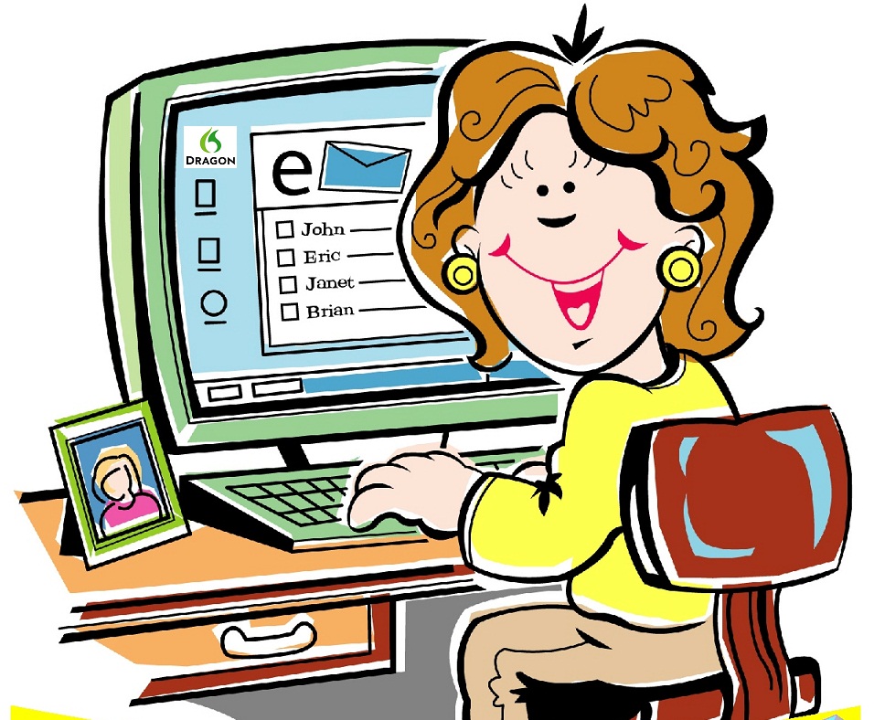 Funny Secretary Clipart