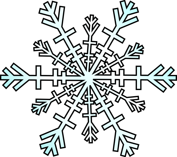 Snowflake Clip Art Black And White - Free Clipart ...