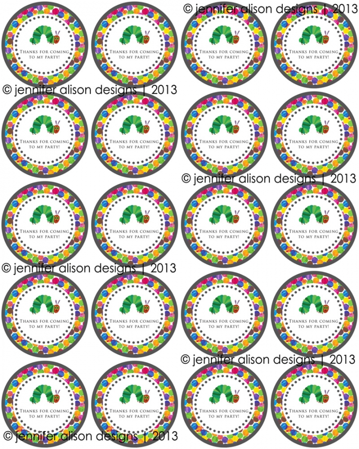 Very Hungry Caterpillar Invitations, Photo Invitations, Stickers ...