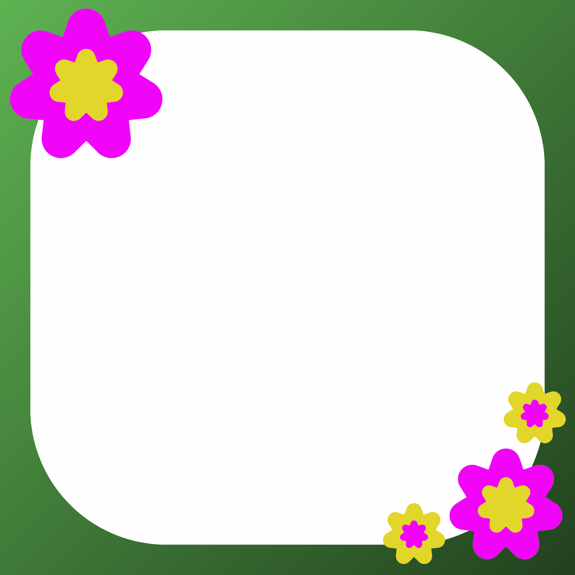 Flower Clipart Frame Png