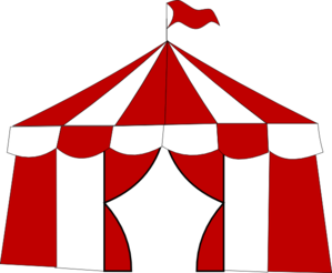 Circus tent clipart free