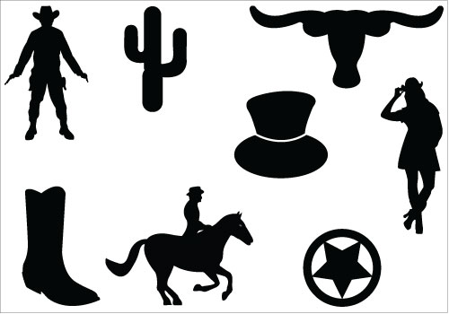 Cowboy Silhouette Vector | Free Download Clip Art | Free Clip Art ...