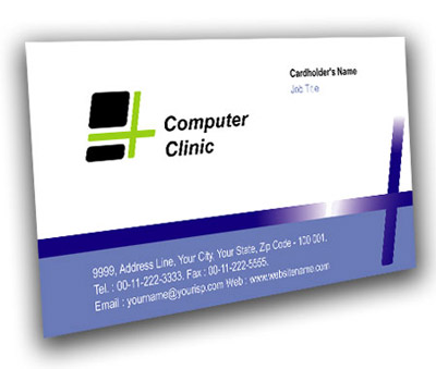 Computer Business Card 250x250 Computer Business Card - computers ...
