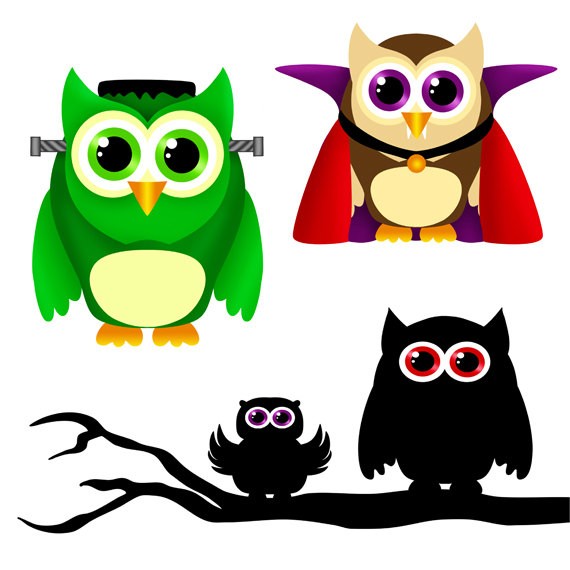 Halloween Owl Clip Art - Tumundografico