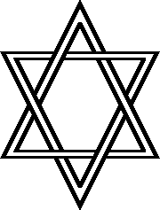 of David, Jewish star. - Free Clipart Images