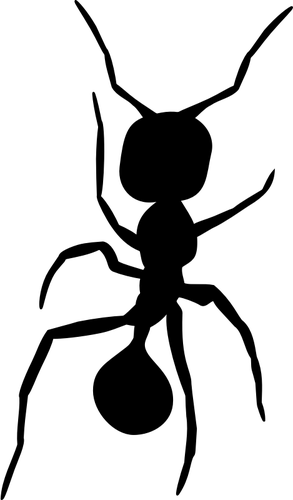Ant vector silhouette | Public domain vectors