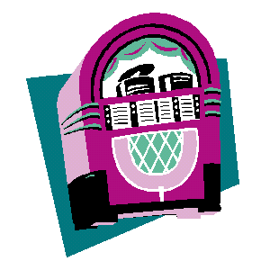 50s jukebox clip art