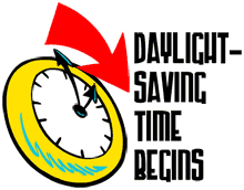 Daylight Savings Time Clipart