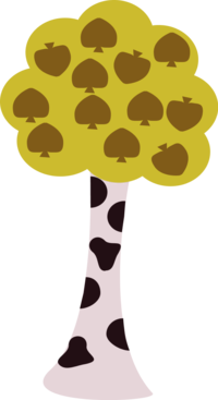 birch tree - vector Clip Art