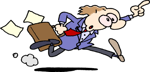 Free clip art – Busy business man 031 | Gnurf