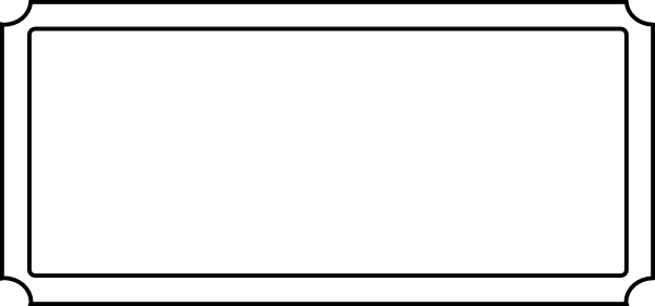 Blank Ticket Template Clipart