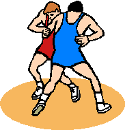 High school wrestler clipart