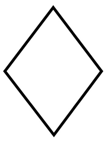 Diamond Kite Clipart