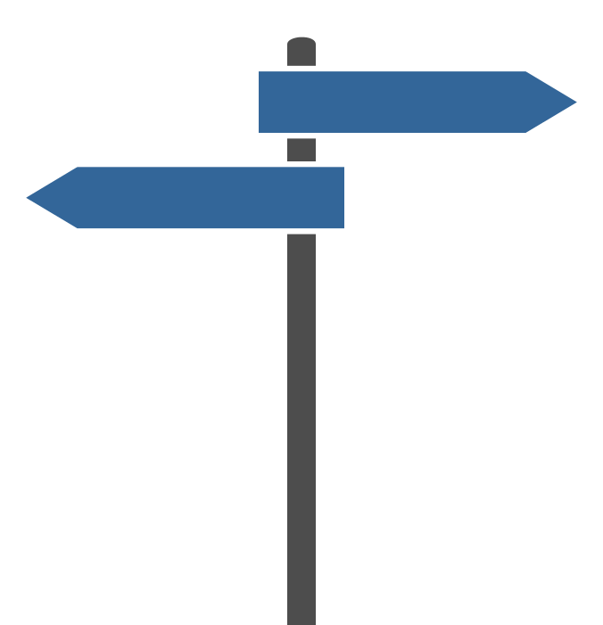 Free Simple Signpost Clip Art