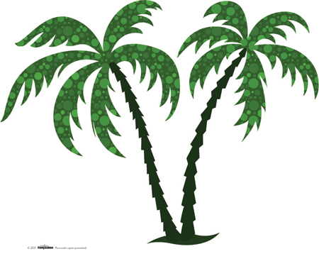 Palm Tree Printable Template - ClipArt Best