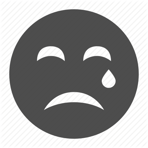 Crying, emoticon, face, sad, smiley, smiley face, tear icon | Icon ...