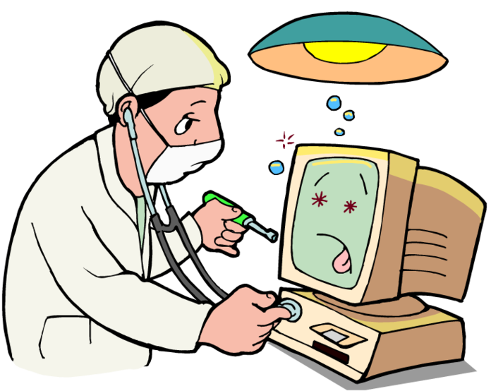 Sick Computer Png Clipart - Free to use Clip Art Resource