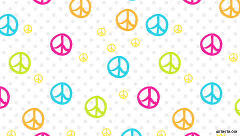 Rainbow Polka Dot Wallpaper