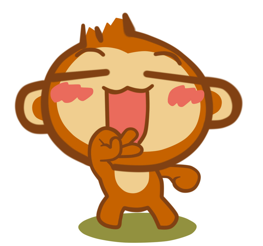 Cute Monkey Anime - ClipArt Best