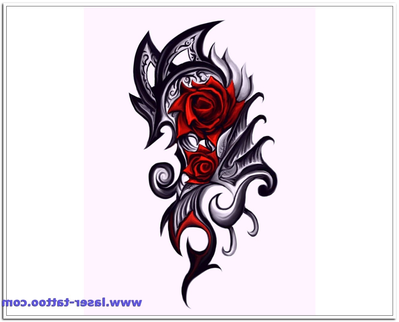 Tribal Rose Tattoos Designs Tumblr Tribal Rose Tattoo Design ...