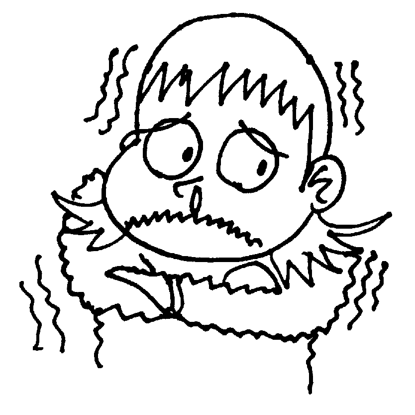 Freezing cold person clipart - ClipartFox