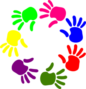 Helping Hands Black And White Clipart