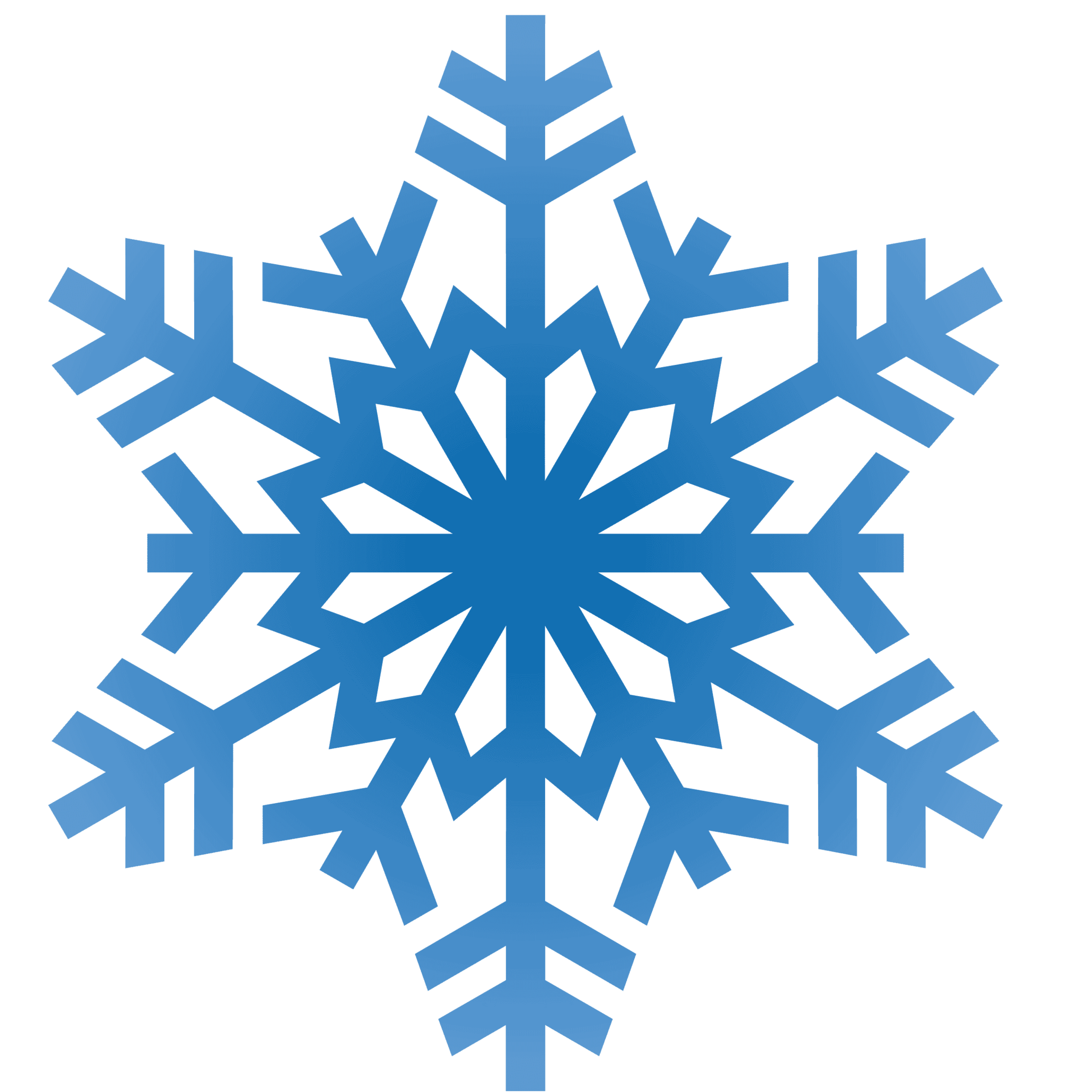Winter Snowflakes Clipart - Free to use Clip Art Resource