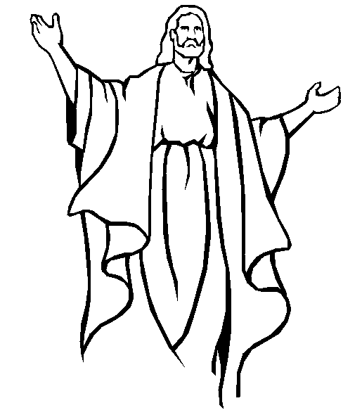 Jesus Open Arms Clipart