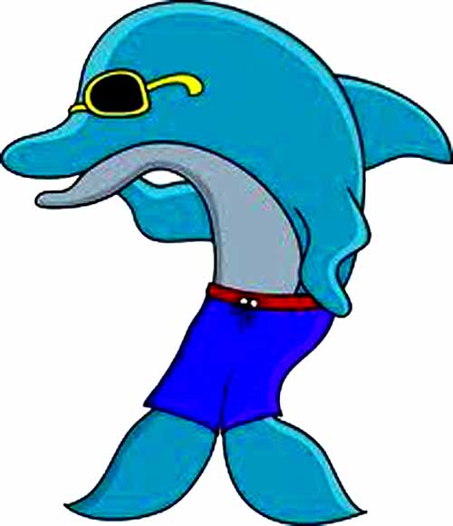 34 Stunning Cute Animated Dolphin Wallpapers - 7te.org