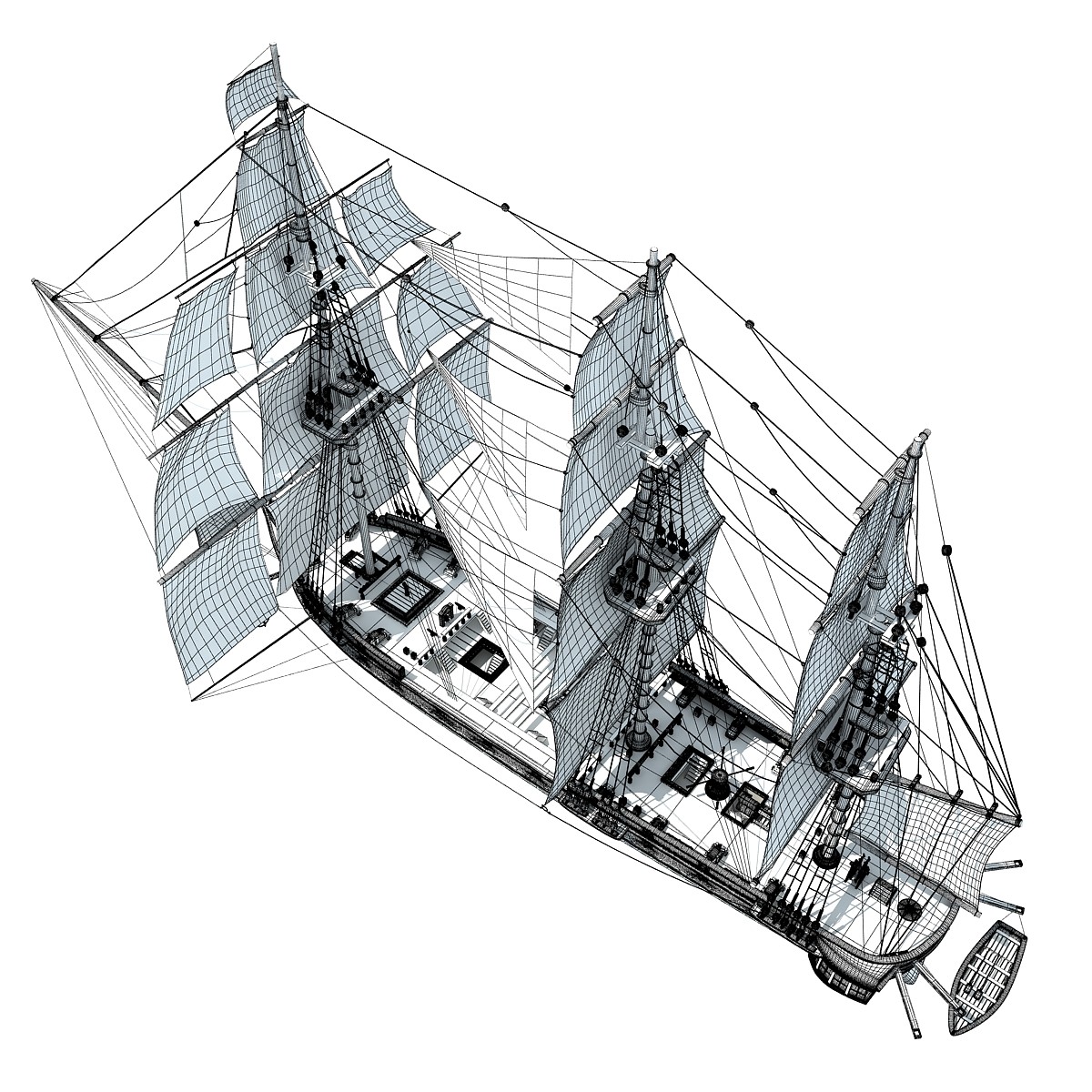 Sailing Ship USS Constitution