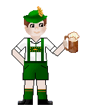 Oktoberfest Clip Art - Men and Women in German Costumes - Free ...