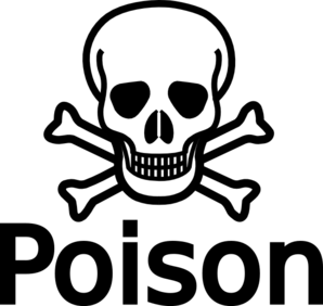 Poison skull clipart
