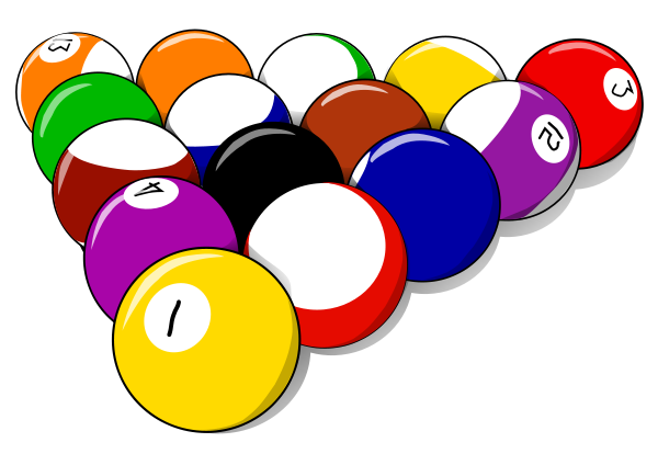 Pool Ball Rack Clipart