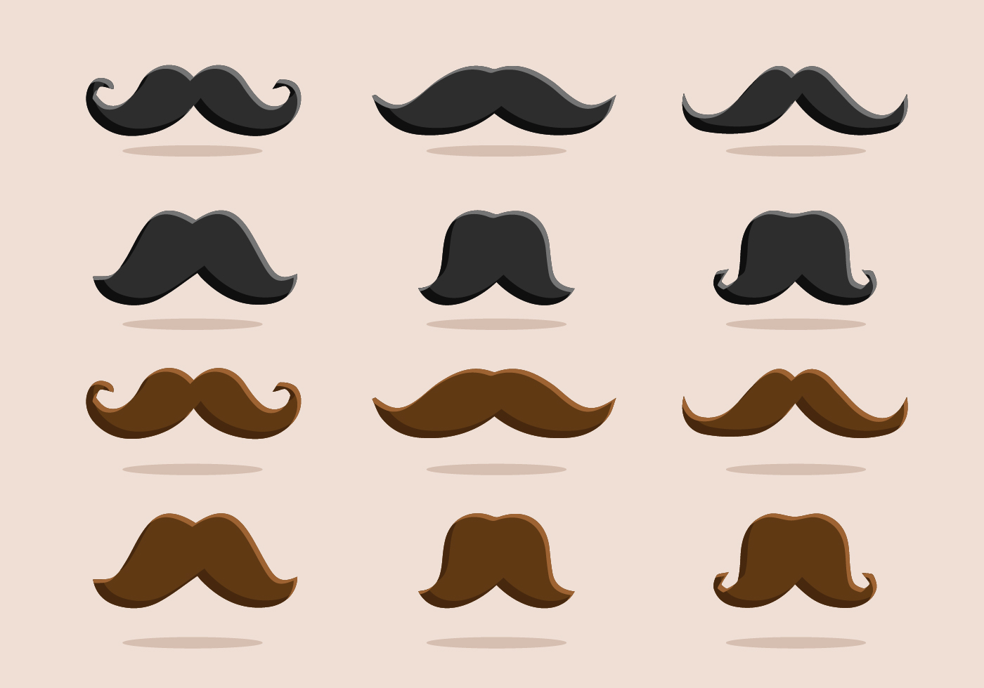 Moustache Free Vector Art - (659 Free Downloads)