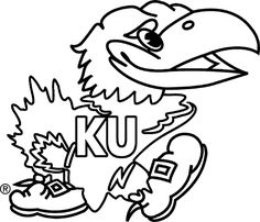 Kansas jayhawk clipart free